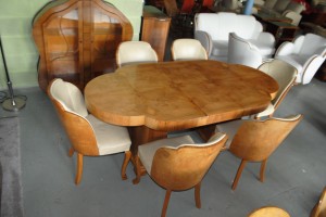 Original Art Deco Epstein Dining Suite Cloud 9 Art Deco Furniture Sales